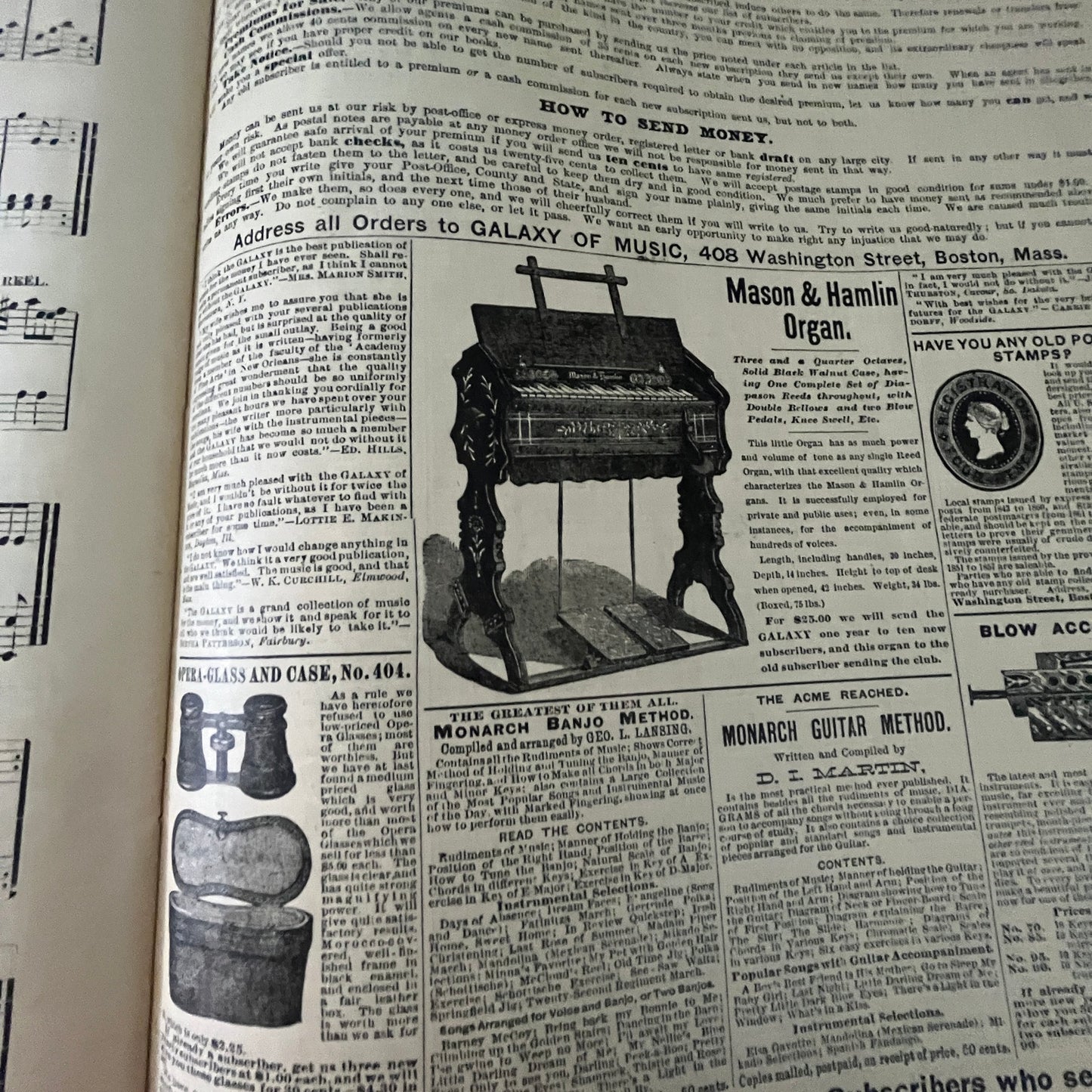 Trifet's Monthly Galaxy of Music 1889 Original Music Catalog Magazine V33-4