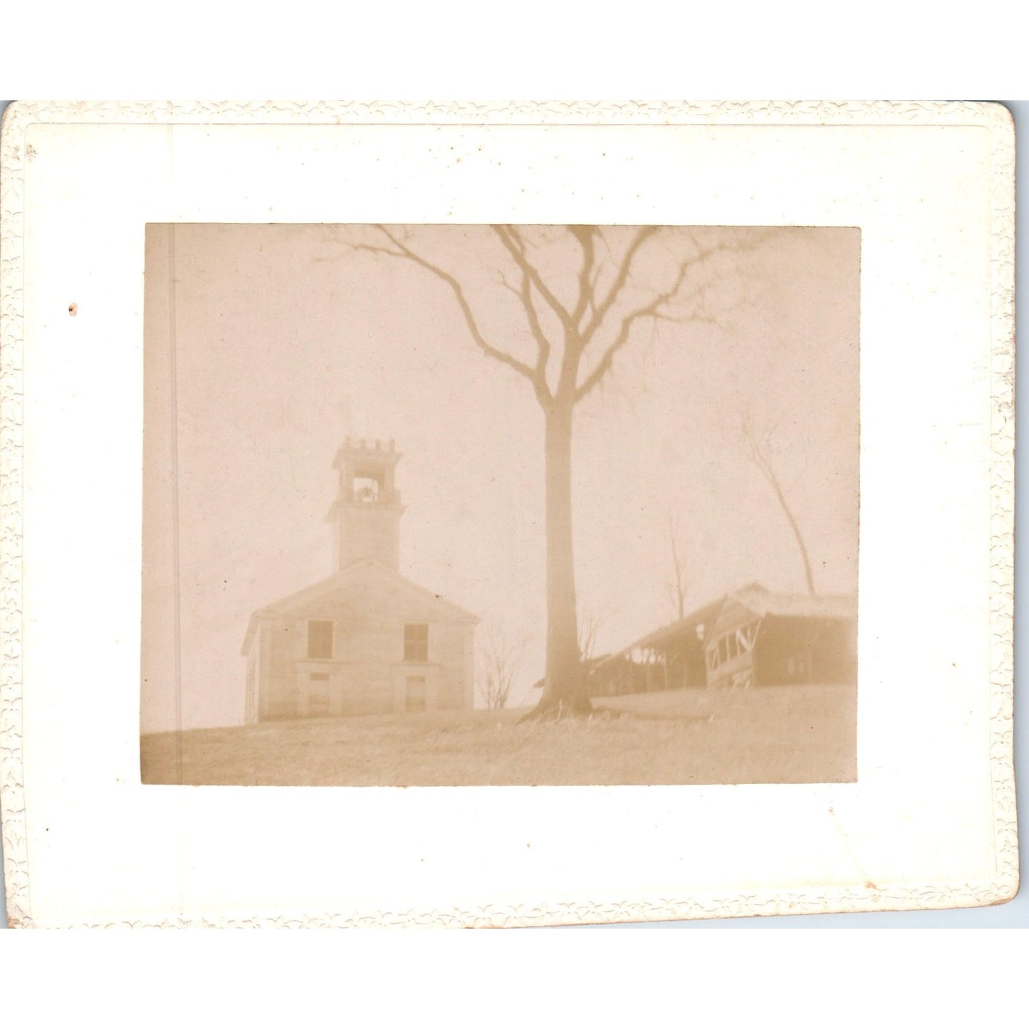 1880s C.L. Sargent First Congregational Church Corinth VT Photo 3x4 AF7-E7
