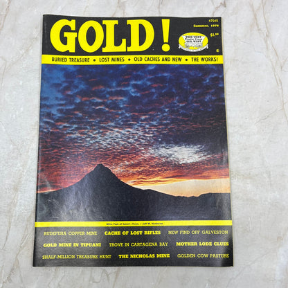 1976 Summer - Gold! Magazine - Treasure Hunting Metal Detecting Prospecting M13