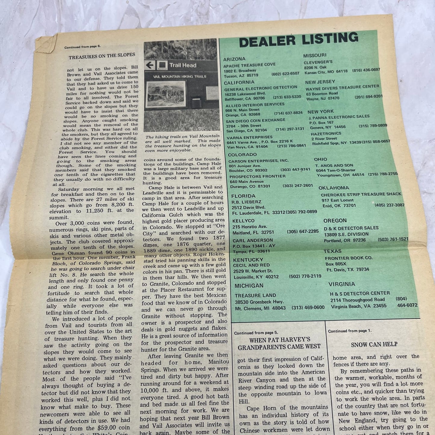 1977 Mar - International Treasure Club Digest - Treasure Hunting Gems Rocks M18