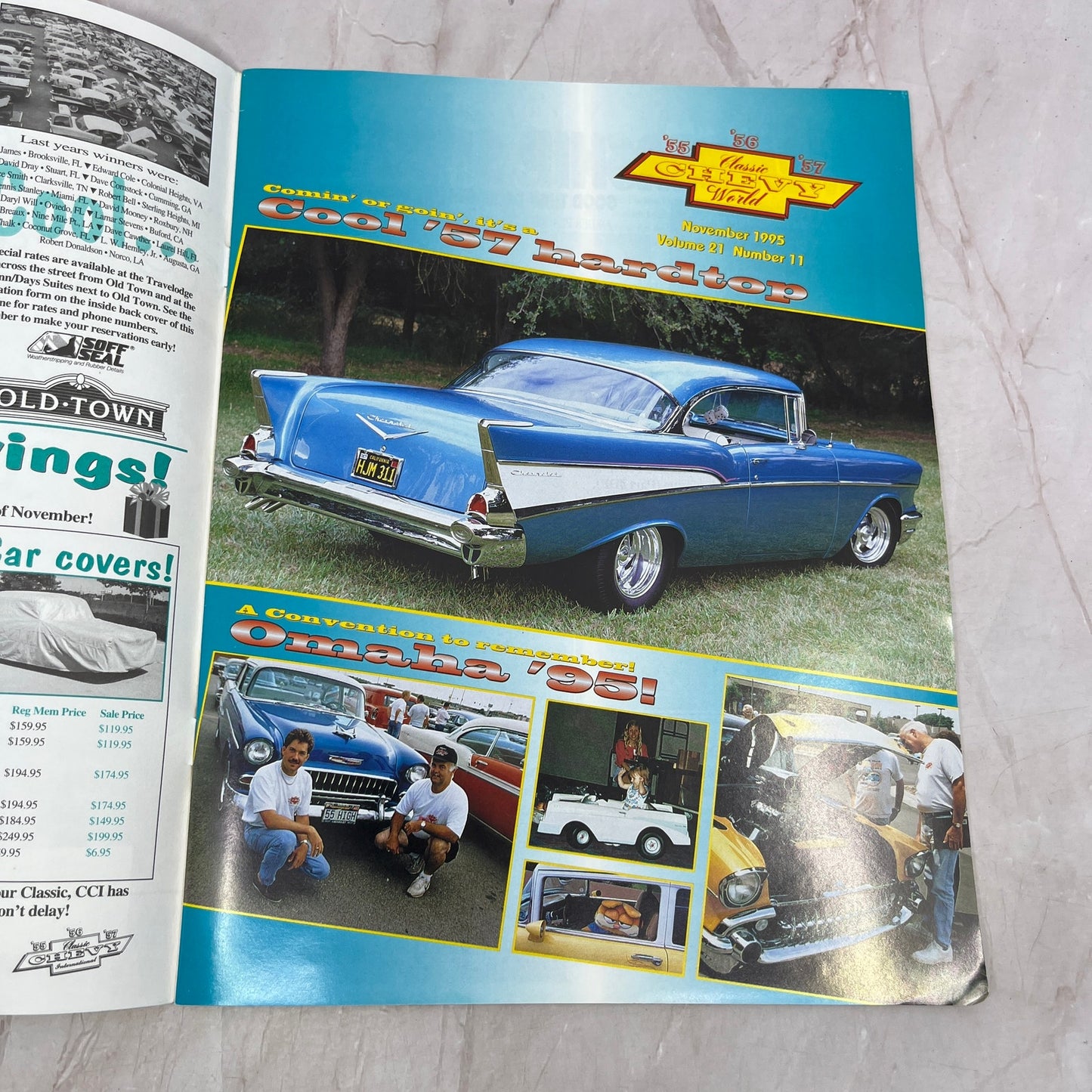 57 Hardtop - '55, '56, '57 Classic Chevy World Magazine - Nov 1995 M30