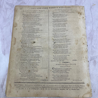 1795 Sep 23 - New York Weekly Magazine - History of Donna Elvira De Suarez D22