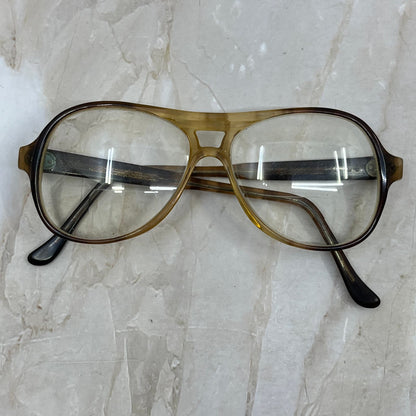 Vintage Aviator Plastic Frame Airco 5 3/4 Tortoise Eyeglasses Frames TD5G1-5