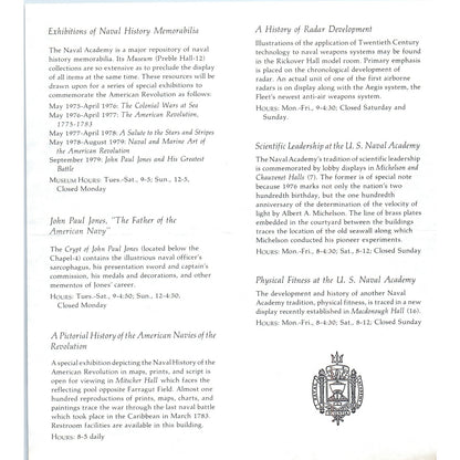 1776 Of Special Interest During the Bicentennial Brochure TF4-BC