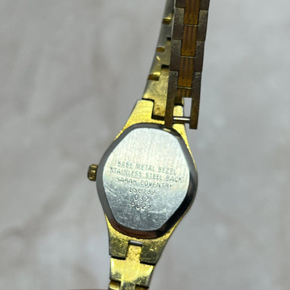 Vintage Ladies Watch Gold Tone Sarah Coventry Quartz Japan Movement SB3