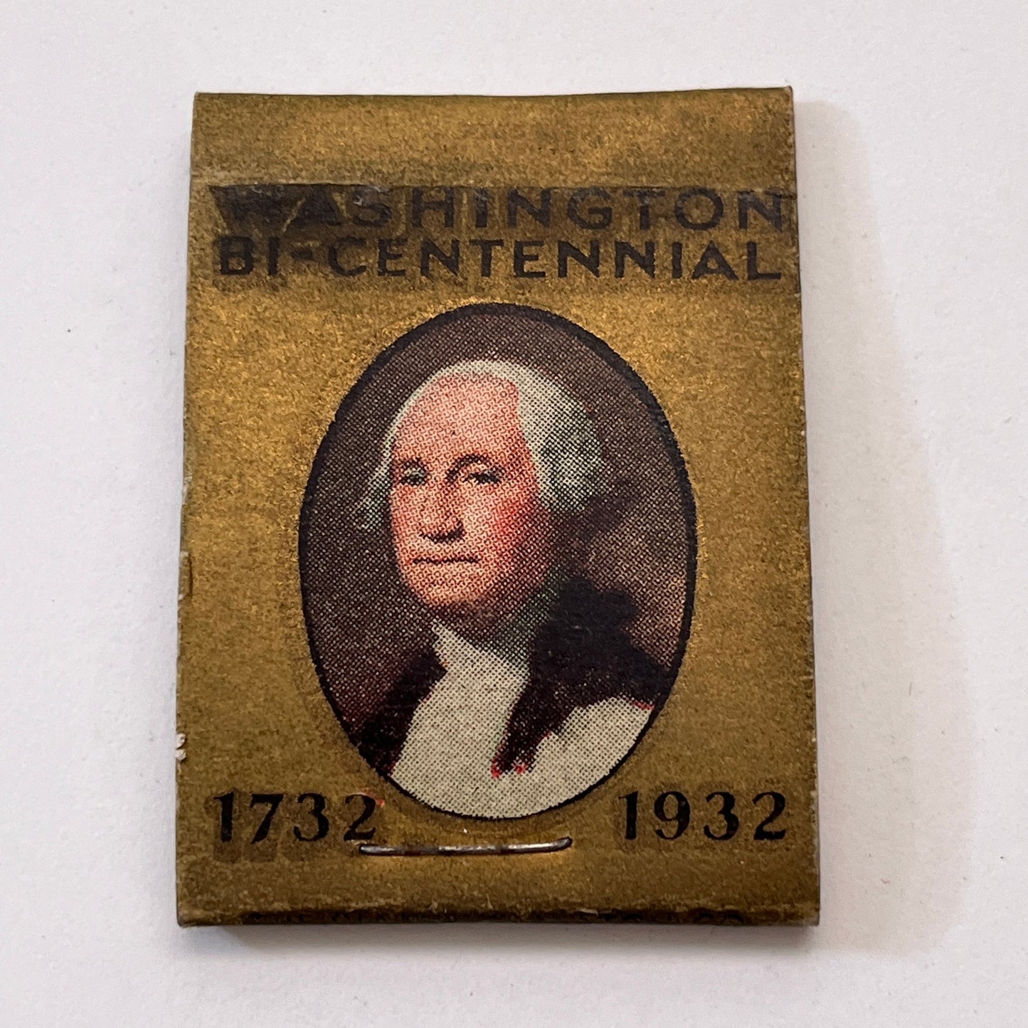 1932 University Cafeteria Bangor ME Washington Bicentennial Matchbook TB8-MB3-6