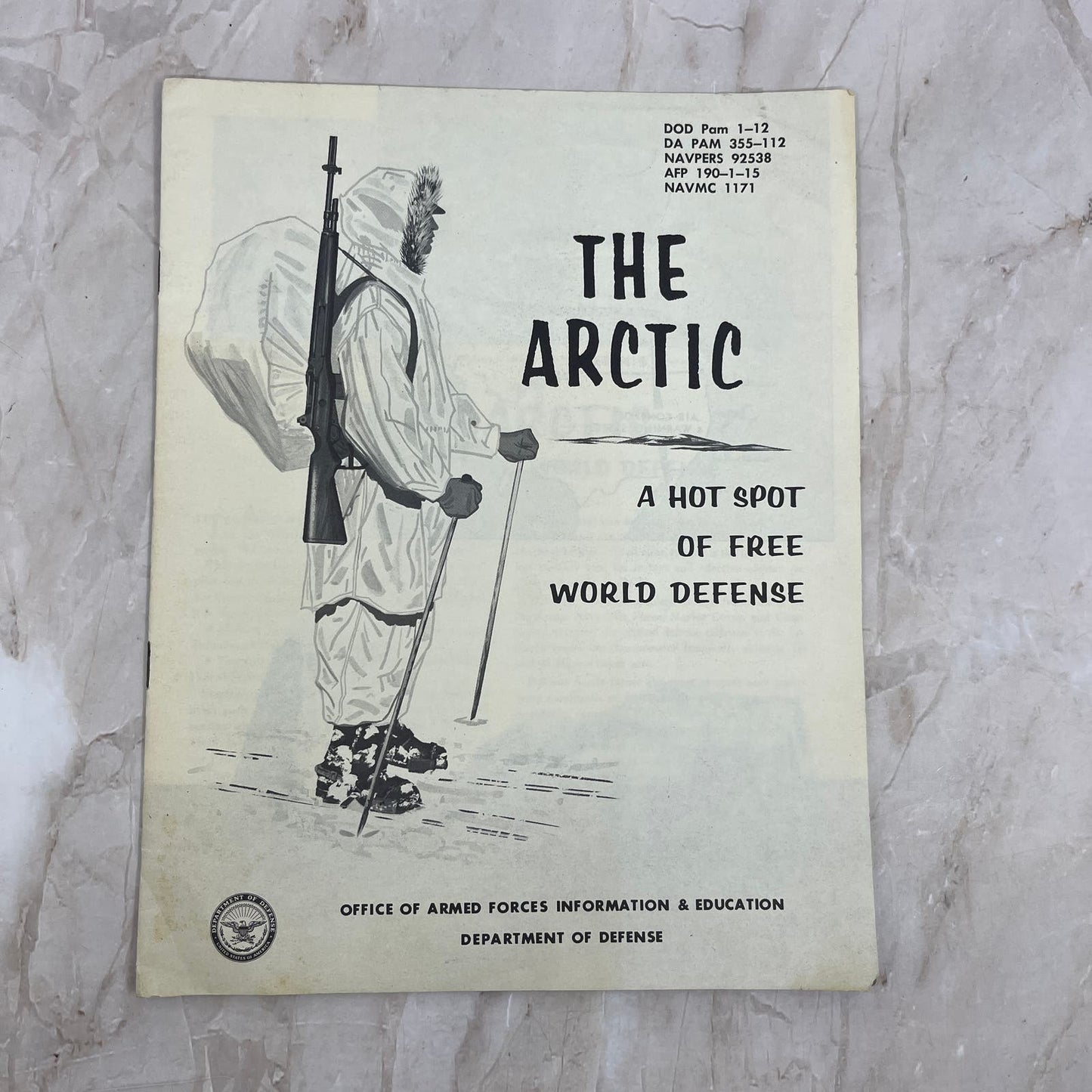 1958 The Arctic A Hot Spot of Free World Defense US Armed Services Booklet AE4