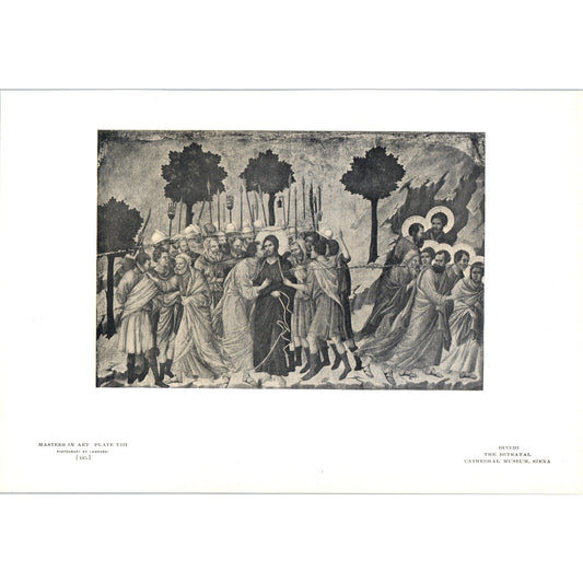 The Betrayal - Duccio 1908 Victorian Art Print AB8-MA13