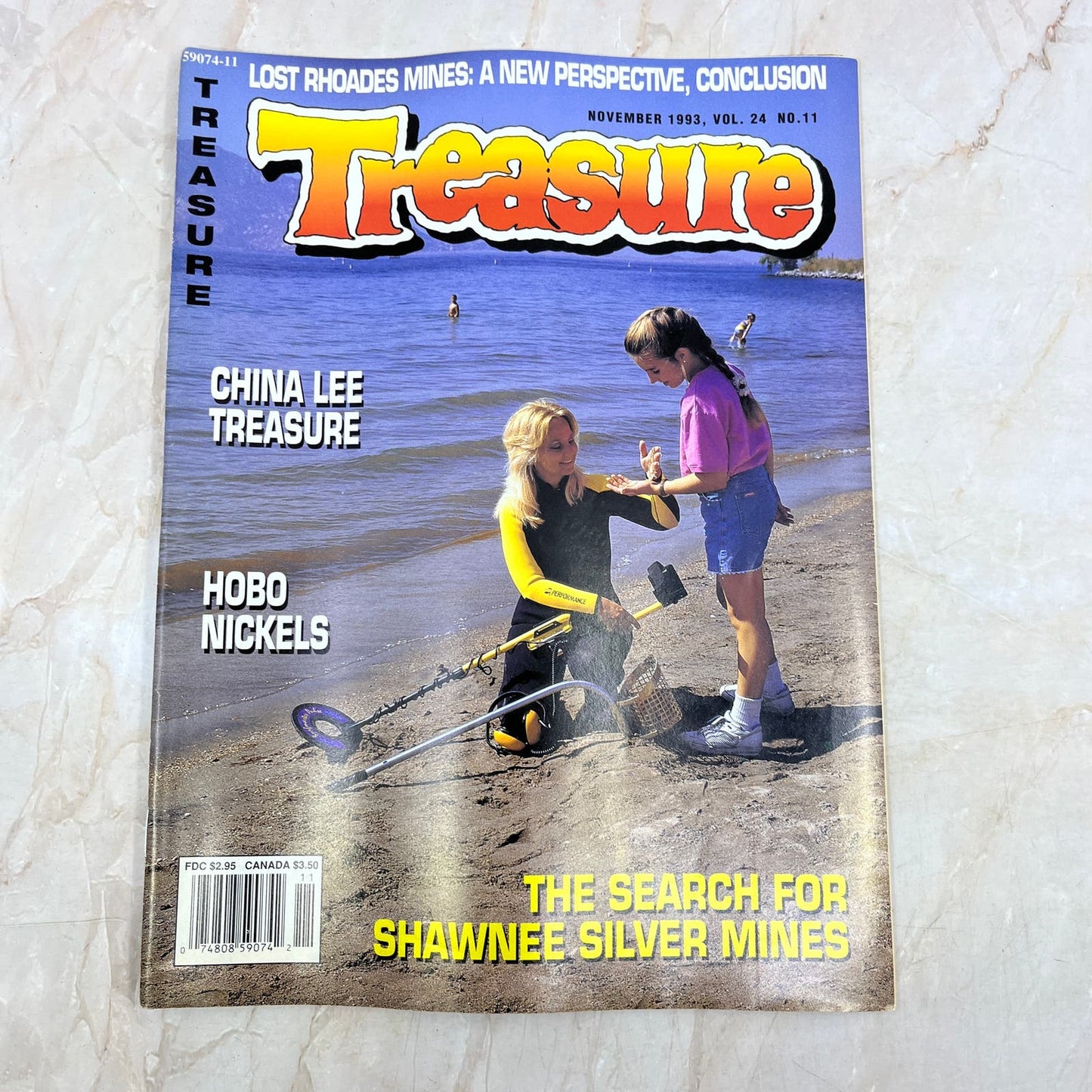 1993 Nov - Treasure Magazine - Treasure Hunting Prospecting Metal Detector M16