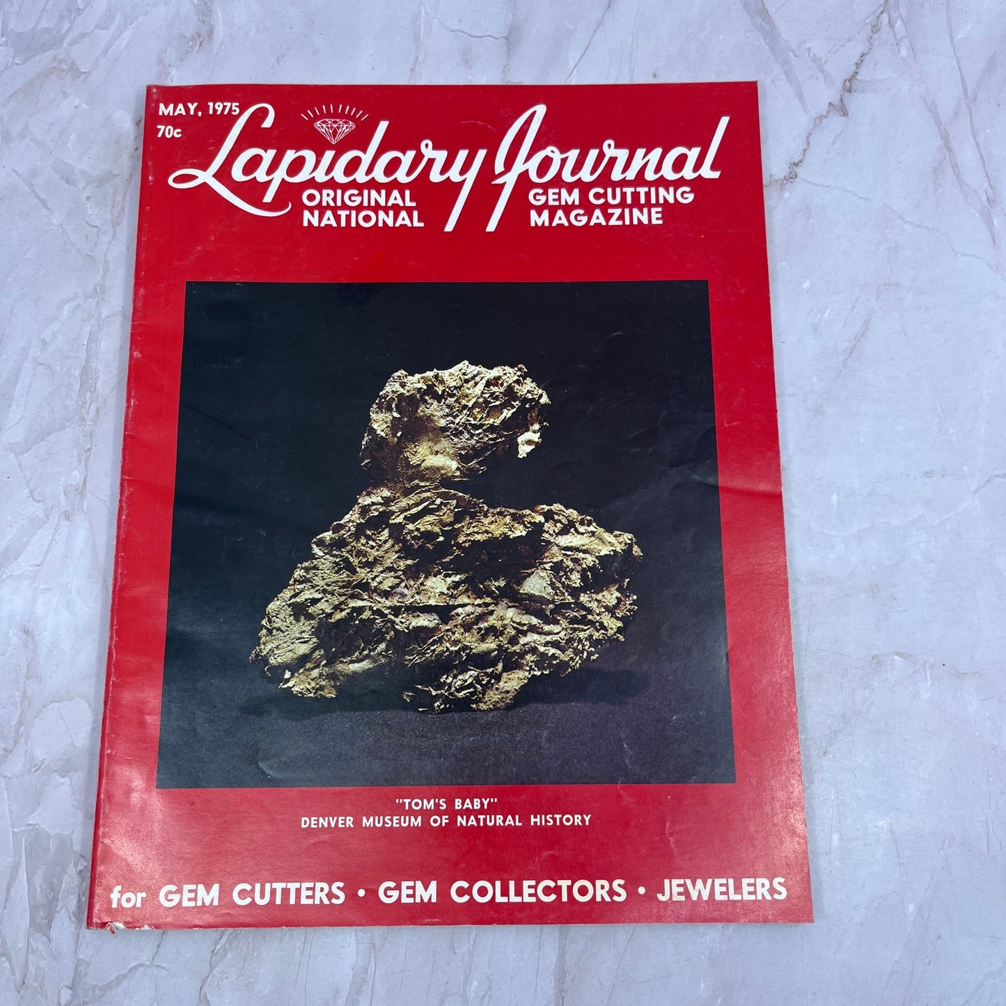 Tom's Baby Denver Museum of Natural History - Lapidary Journal - May 1975 M25