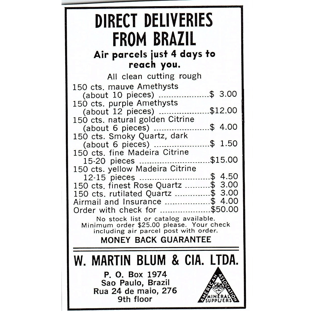 New World Jade Ltd Nephrite Vancouver British Columbia 1972 Ad AF8-M2