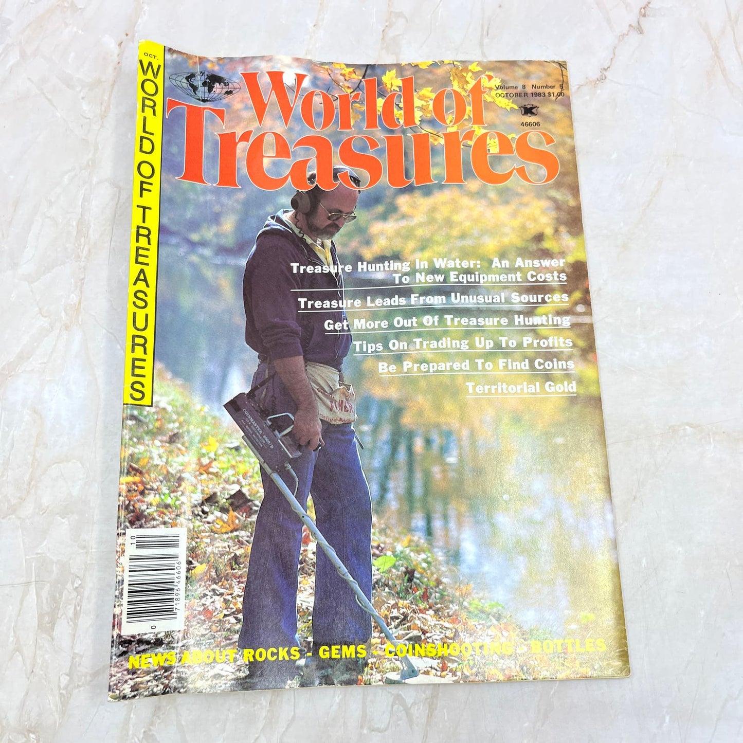 1983 Oct - ICD World of Treasures Magazine - Treasure Hunting Gold Rocks M16