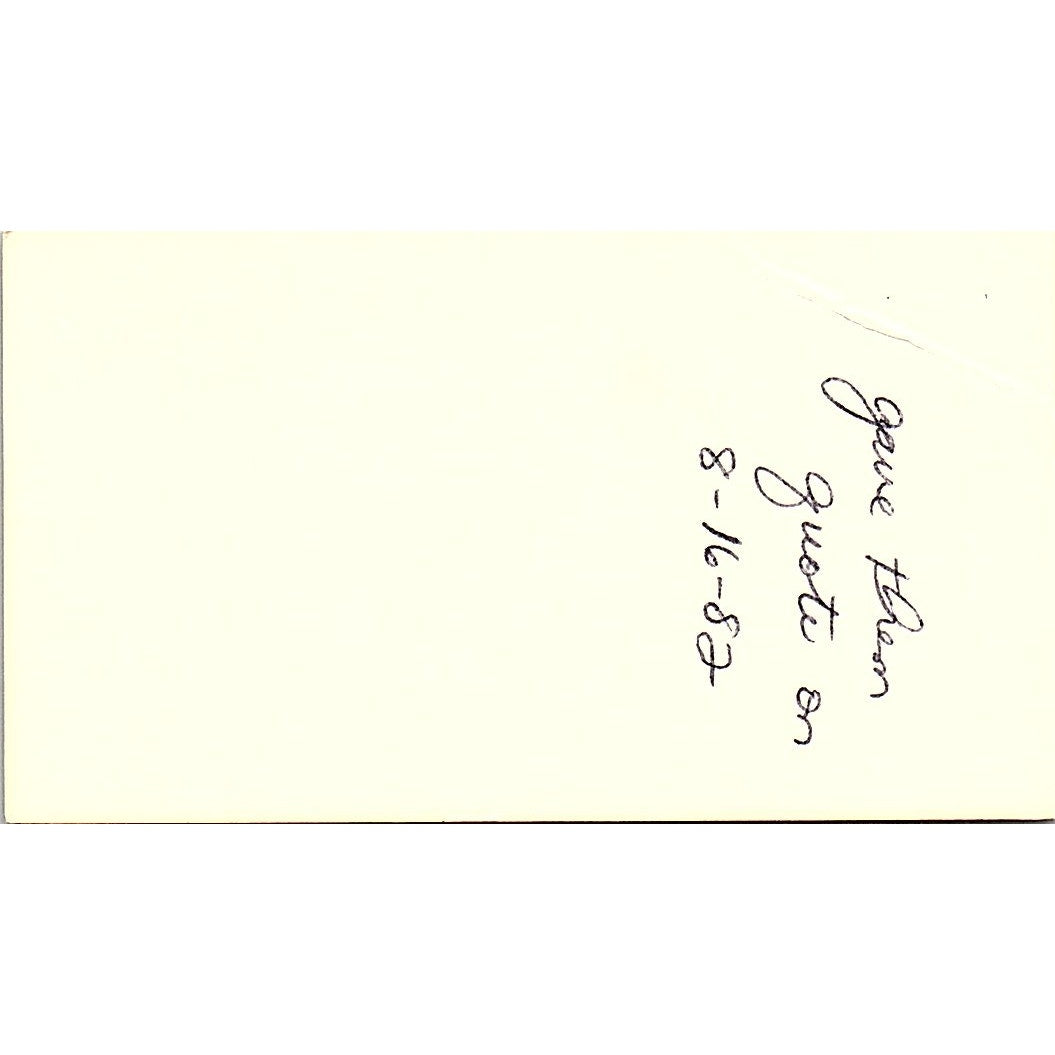 North Shore Kirby Co Mike & Karen Forrest distri Houston TX Business Card SF3-B6