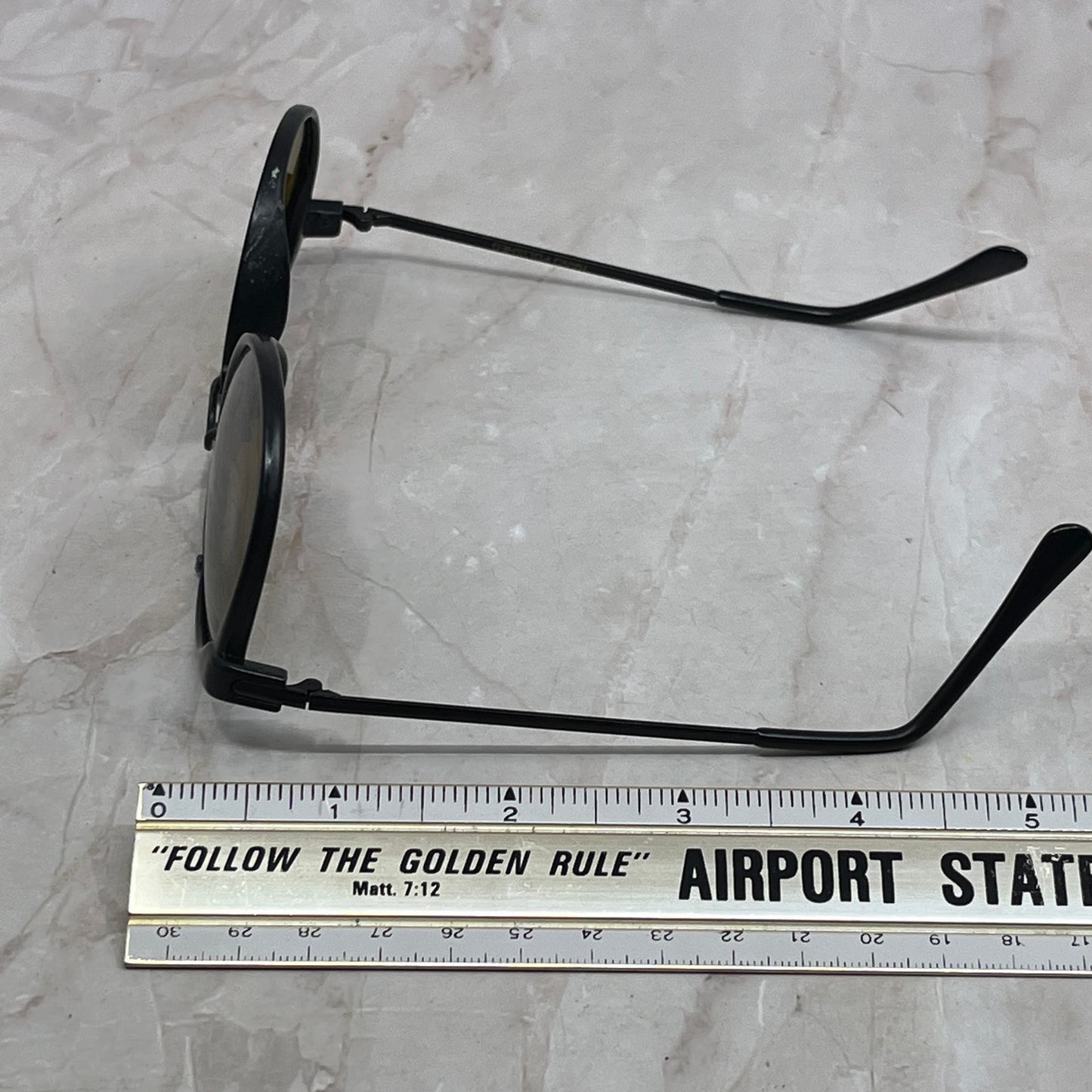 Vintage Eagle Eyes Aviator Sunglasses Amber Lenses Fishing Tactical TG7-G2-5