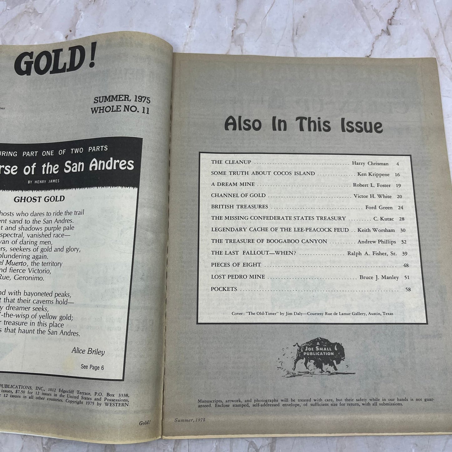 1975 Summer - Gold! Magazine - Treasure Hunting Metal Detecting Prospecting M13