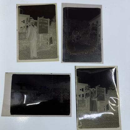 c1930 Lot 4 Gum Springs Mt Vernon Negatives Grocery Store Voting Booth TH2-MI1