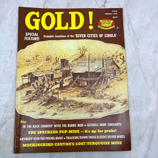 1976 Winter - Gold! Magazine - Treasure Hunting Metal Detecting Prospecting M13