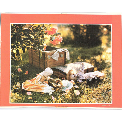 Retro Kitsch Dolls Outside Garden Photo by Art Gore Vintage Art Print 6x8 V12