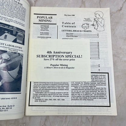 1988 May/Jun - Popular Mining Magazine - Treasure Hunting Gold Prospecting M19