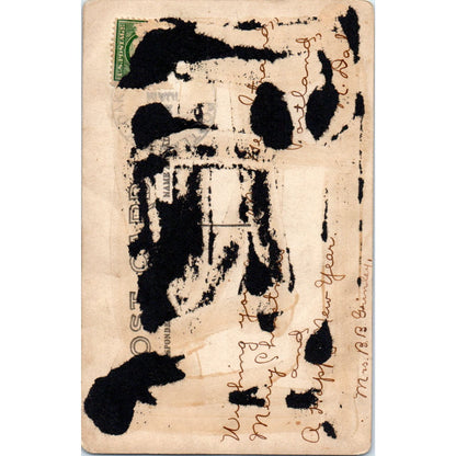 Andrew Victor Grinley Wilma Elanora Grinley Antique RPPC Postcard AE2