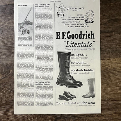 c1950 2 Ways to Say Merry Christmas Camel & Prince Albert Magazine Ad 10x13 V3