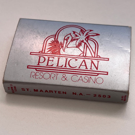 Pelican Resort & Casino St. Maarten Vintage Matchbox TB6-MB3