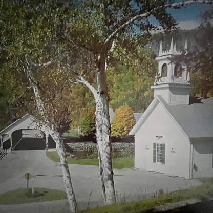 Stark Union Church, Stark New Hampshire 12x16" Art Print FL1