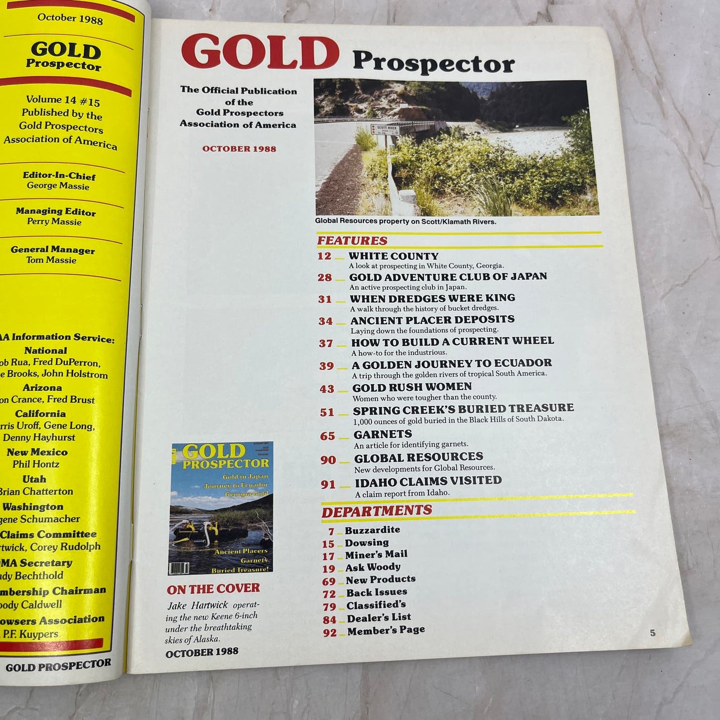 1988 Oct - Gold Prospector Treasure Hunting Magazine Journey to Ecuador M20