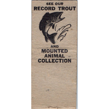 Mauer Bros. Tavern John & Bob Elba MN Vintage Matchbook Cover SF4-Y4
