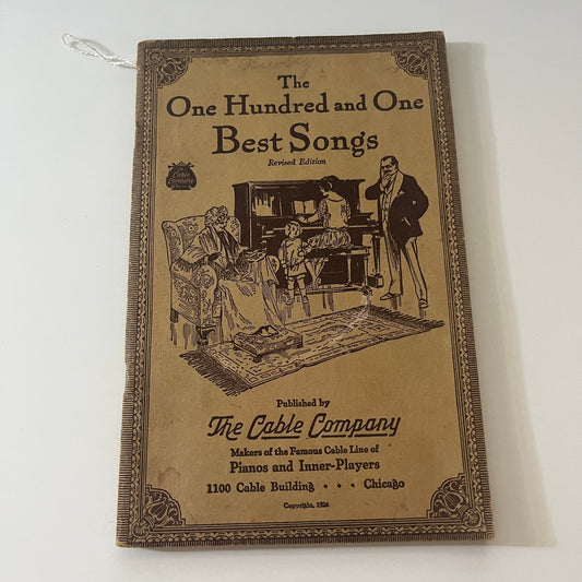 101 Best Songs by The Cable Company 1926 Sheet Music Booklet TK2-XB1