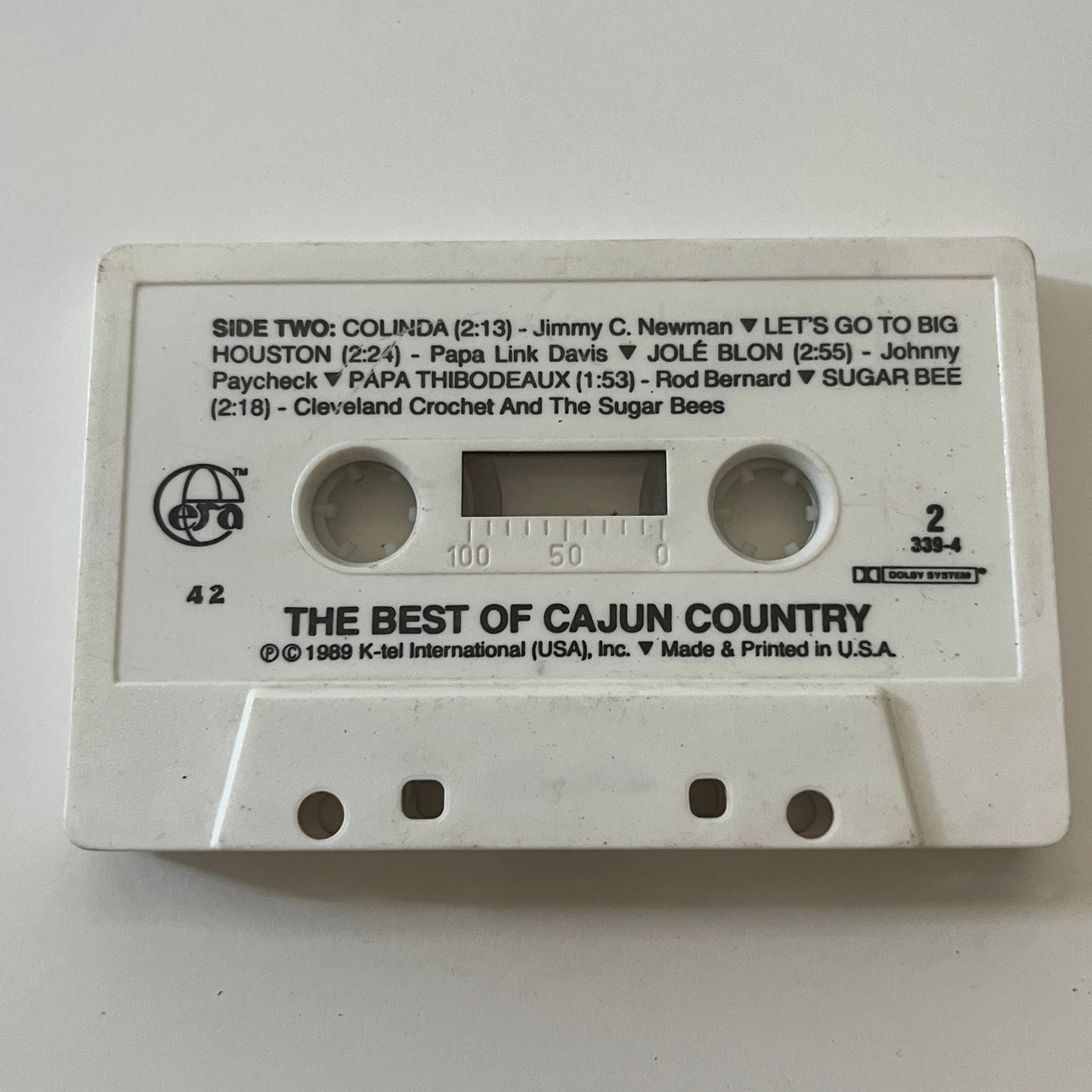 The Best of Cajun Country Cassette Tape TB6-OT1