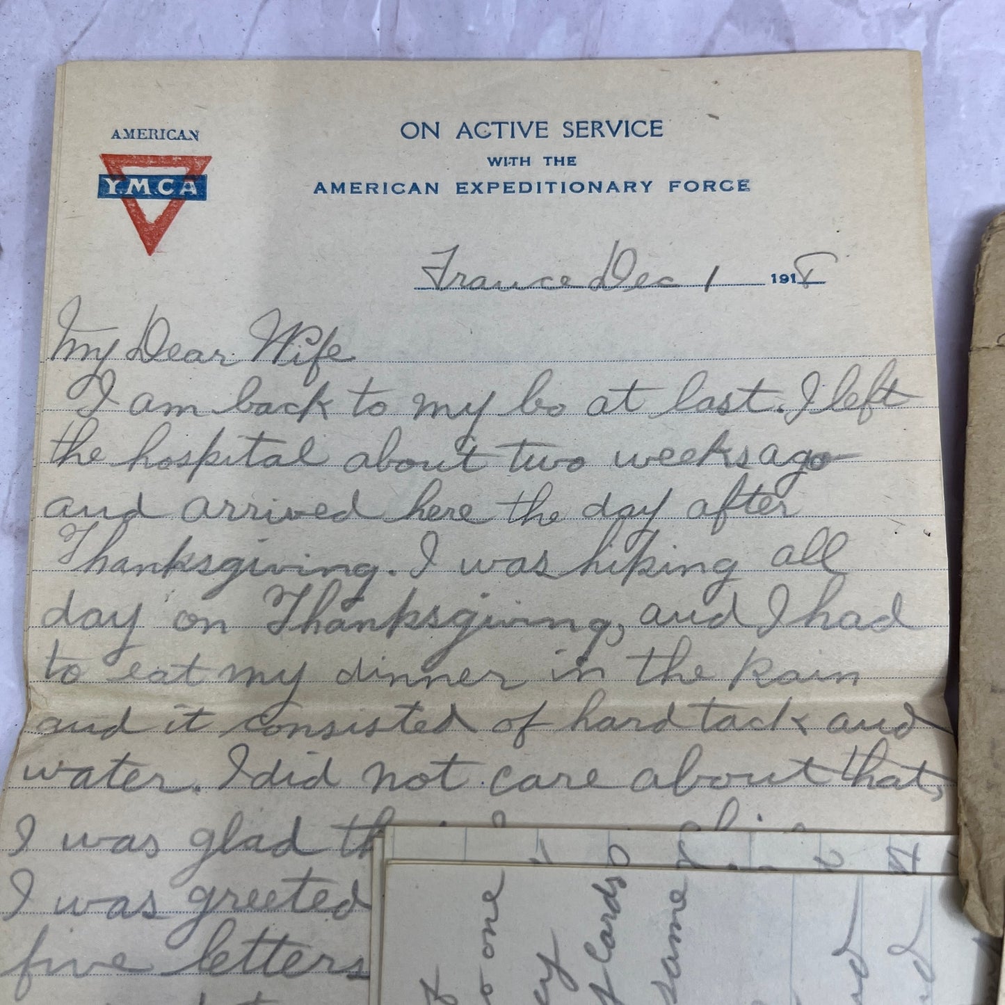 Huge Lot 1918 WWI Letters Ephemera Chester Bostwick 304 Engineers Lancaster TA9