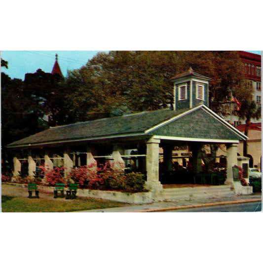 The Old Market St. Augustine Florida Vintage Postcard PD1