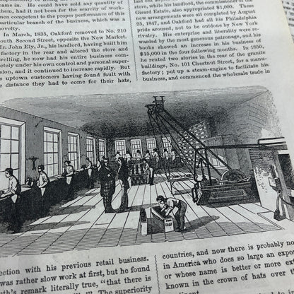1857 Original Article A Career In Industry - Hats and Hatting Hat Making D19