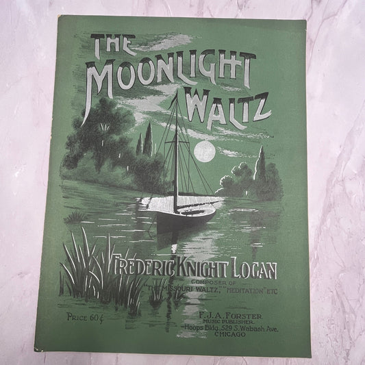 The Moonlight Waltz Frederic Knight Logan 1916 Sheet Music V15