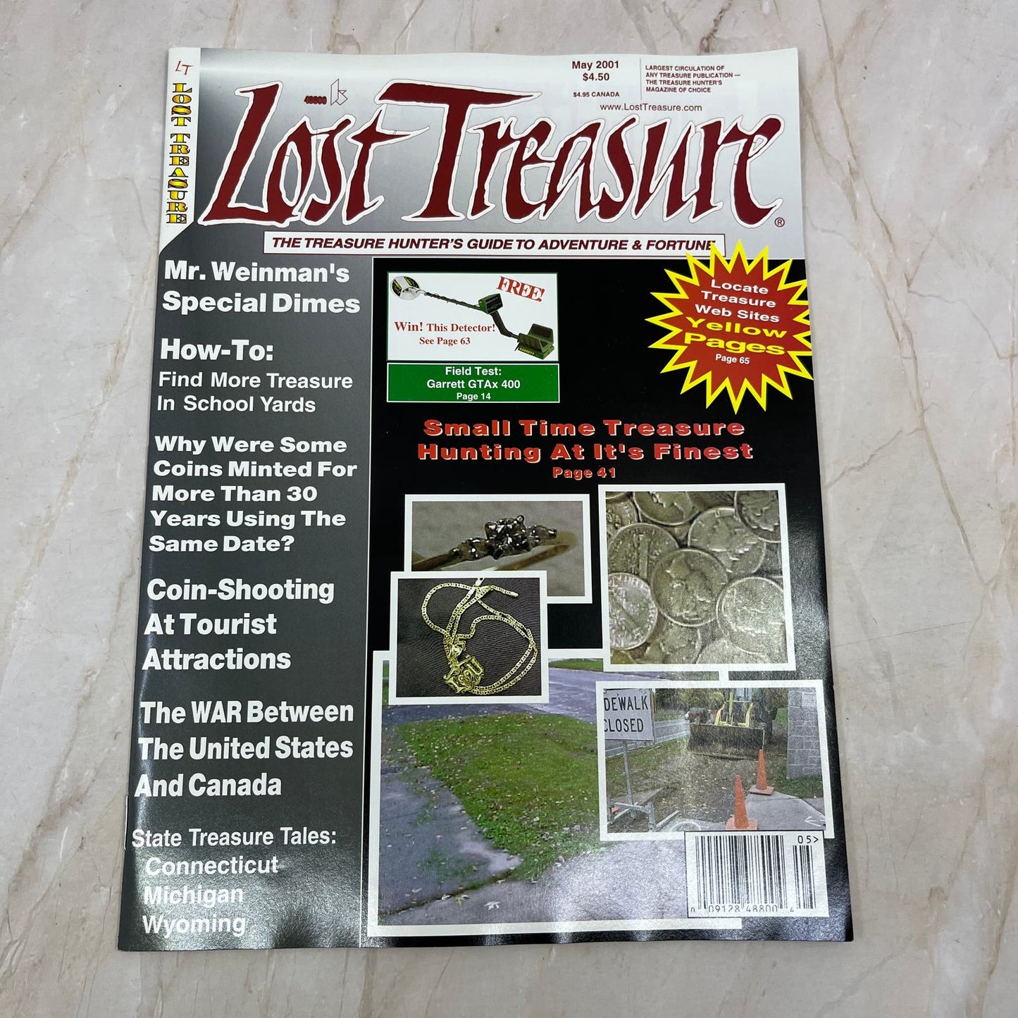 2001 May - Lost Treasure Magazine - Treasure Hunting Gold Prospecting M14