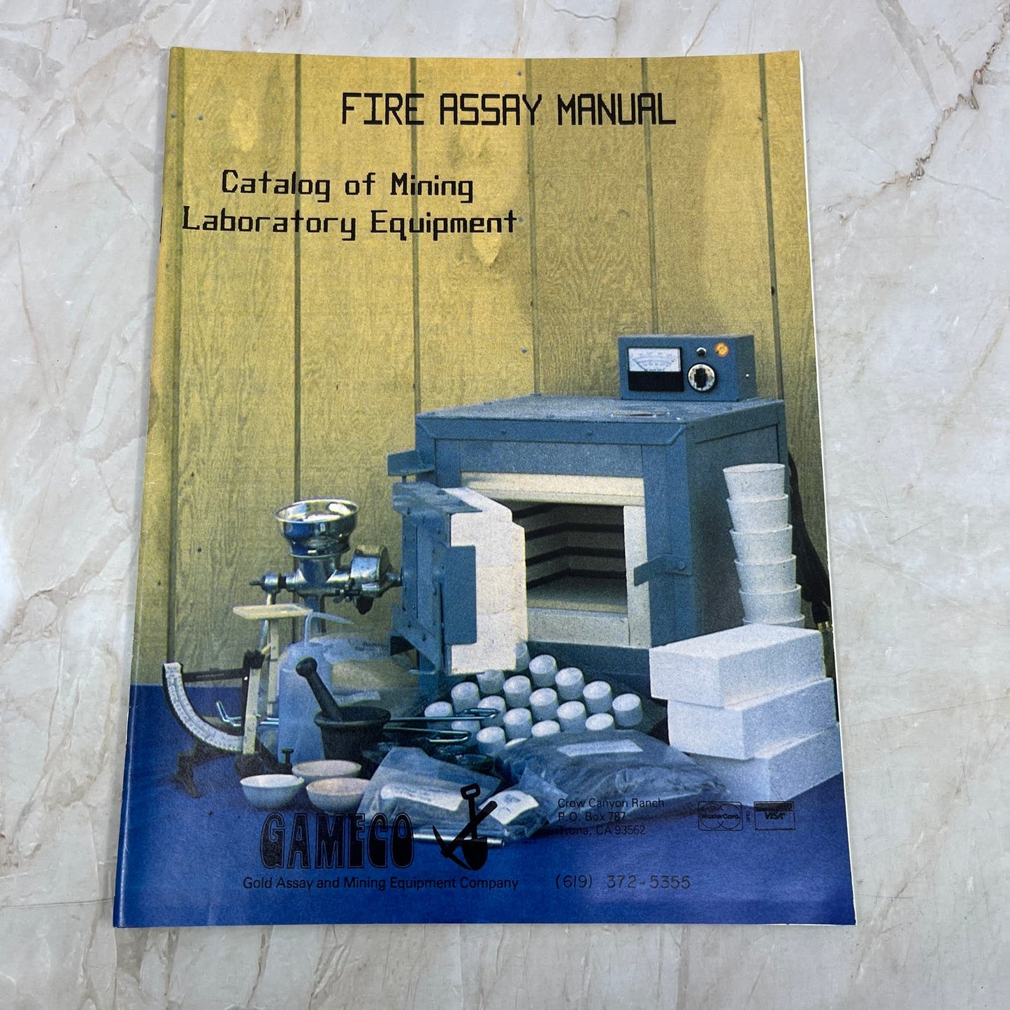 1984 Fire Assay Manual Catalog of Mining Laboratory Equipment M19