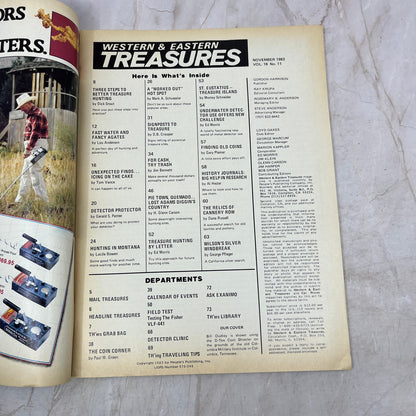 1982 Nov - Western & Eastern Treasures Magazine - Treasure Hunting Gold M13