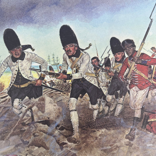 1780 Spanish Troops at Pensacola Florida 1965 Art Print V14-4