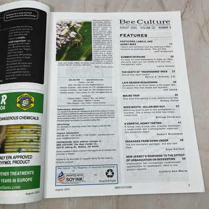 2005 Aug Bee Culture Magazine - Magazine of American Beekeeping M7