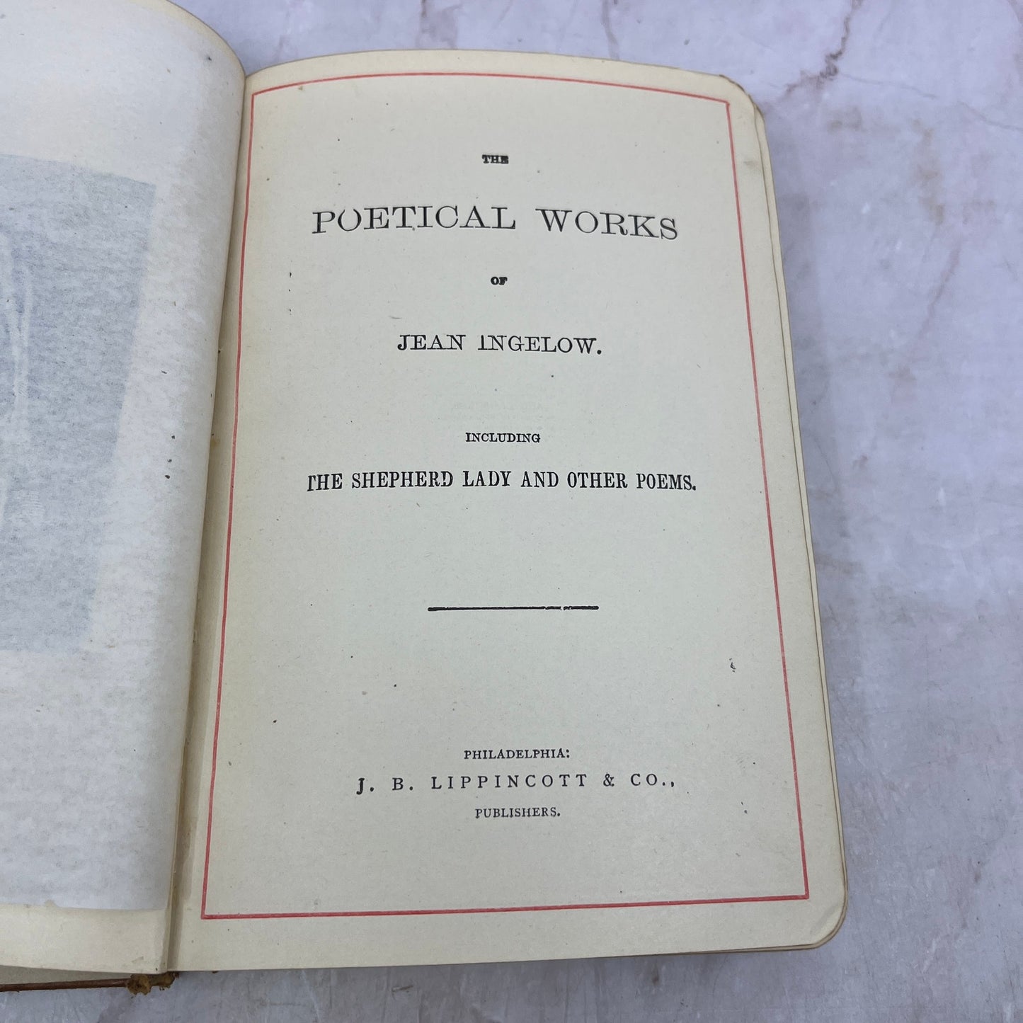 The Poetical Works of Jean Ingelow TA9-B5