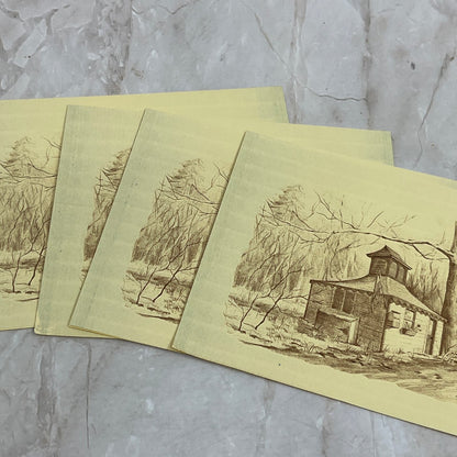 Vintage Lot of 16 Wm. C. Gardner Blank Greeting Cards Maryland Sketches TF5