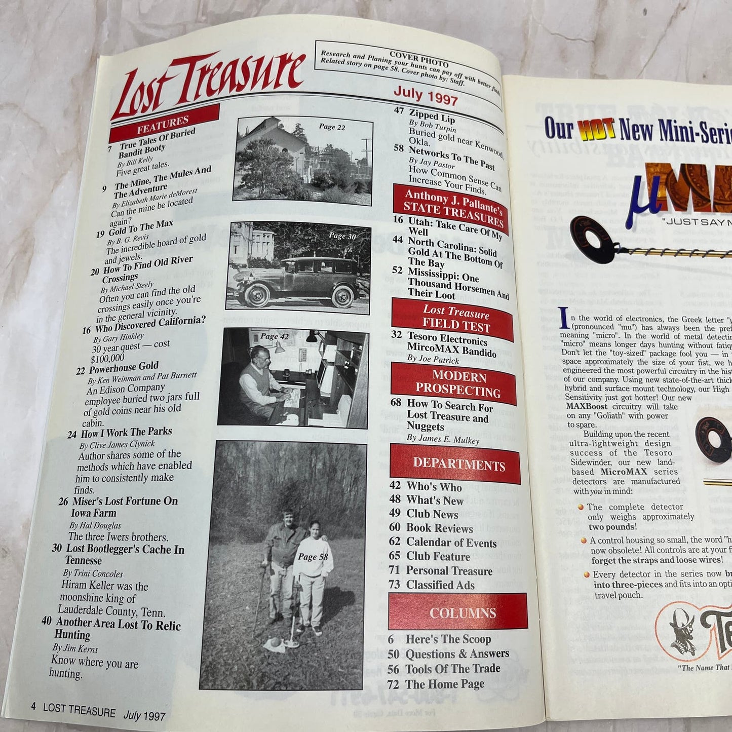 1997 July - Lost Treasure Magazine - Treasure Hunting Gold Prospecting M13