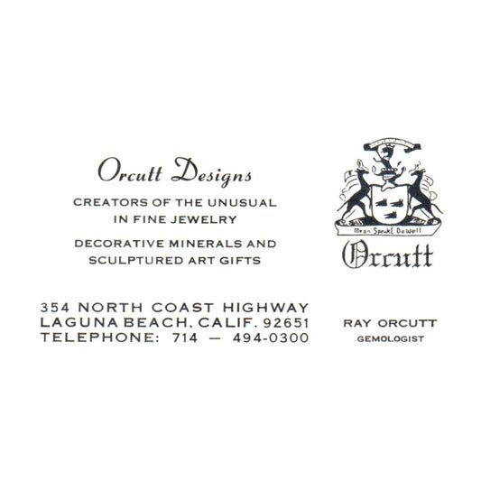 Vintage Designs In Wood Emmett & Pat Hanson You Think It CA Business Card SF3-B1