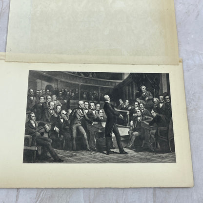 1898 Engraving Henry Clay's Farewell American Statesmen John T. Morse 5x7" AE4