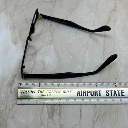 Revue Italy Black Metal & Acrylic Sunglasses Eyeglasses Frames TE9-G3-5
