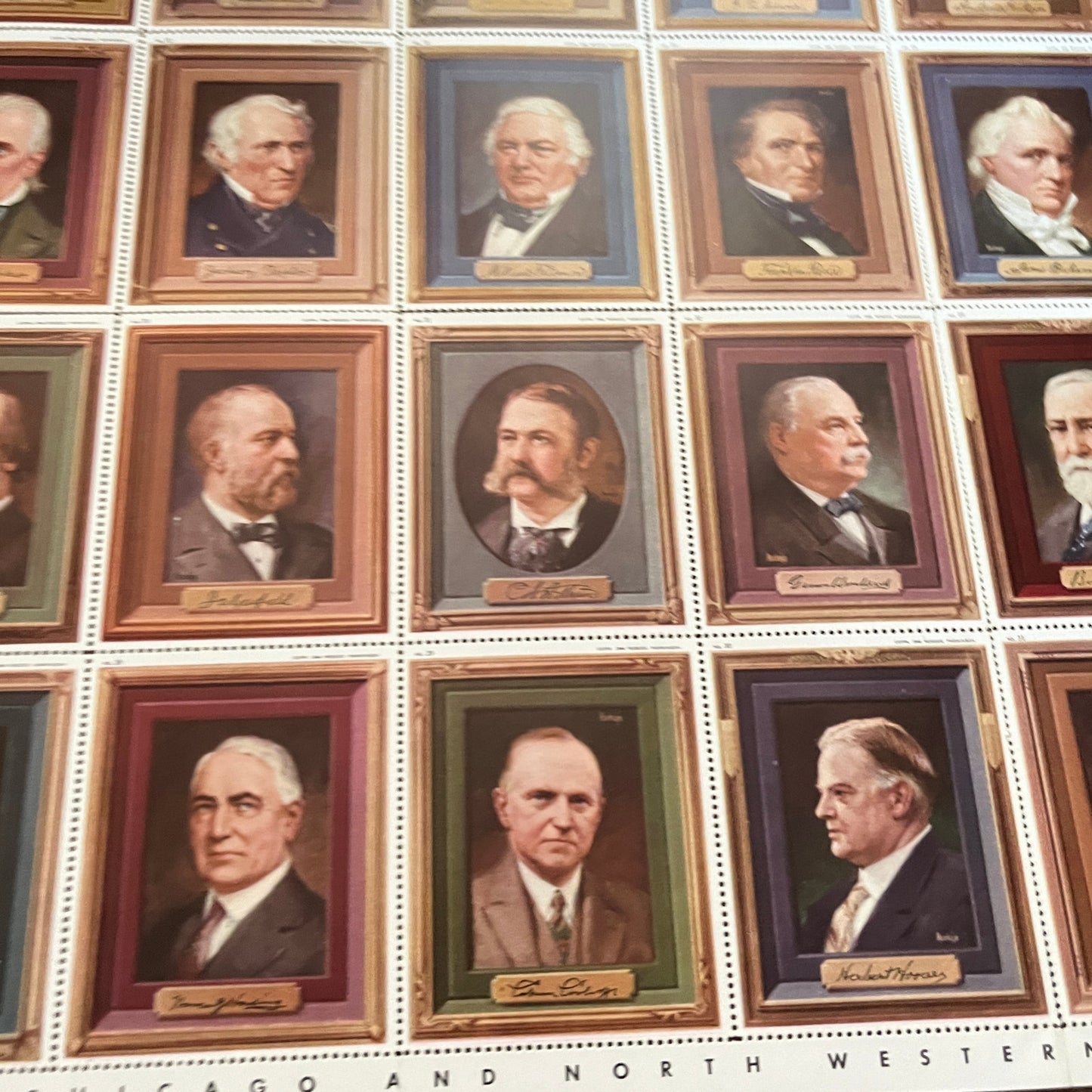 1946 Presidents of the United States Stamp Album & Complete Stamp Set TH2-TB6