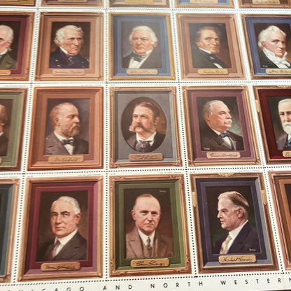 1946 Presidents of the United States Stamp Album & Complete Stamp Set TH2-TB6