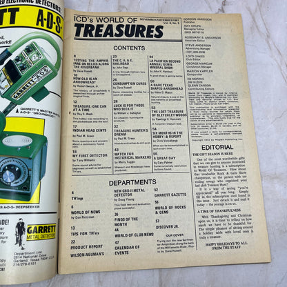 1981 Dec - ICD World of Treasures Magazine - Treasure Hunting Gold Rocks M16