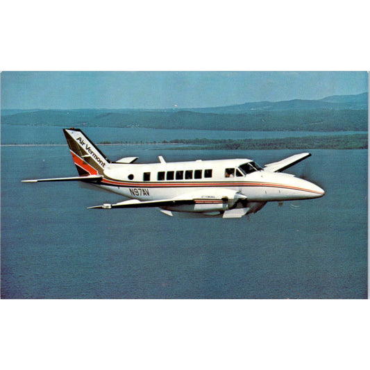Air Vermont Beech C-99 Vintage Postcard PC2